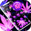 Purple Black Neon Rasta Weed Theme