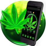 Neon Weed Rasta Theme أيقونة