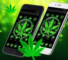 Neon Weed Rasta Theme تصوير الشاشة 1