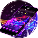 Purple Neon Launcher Theme for 2018 APK