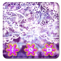 purple flower theme purple wallpaper