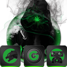 weed theme green theme smoke themes Geeks icon