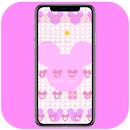 Pink cute mouse wallpaper APK