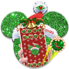 Micky Snowflake Christmas Santa Cap Theme icon
