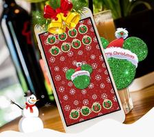 Micky Snowflake Christmas Santa Cap Theme screenshot 2