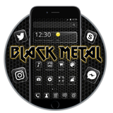 Cool Black Theme Zeichen