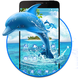 Aquatic Dolphin Mammals Theme icône