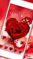 Wine Red Rose Theme ảnh chụp màn hình 1
