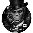 Black and white wallpaper theme orangutan theme icon