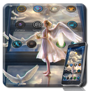 Beautiful  Angel theme APK