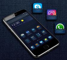 Blue Jeans Pocket Fabric Theme ảnh chụp màn hình 1