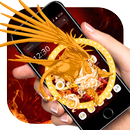 Gold Griffin Fire Burning Flame Theme APK