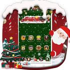 2018 Christmas themed Happy Eve icône