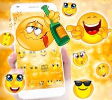 Cute Emoji Smileys Theme captura de pantalla 2