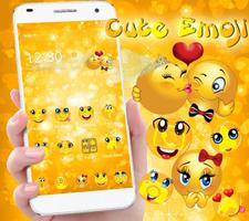 برنامه‌نما Cute Emoji Smileys Theme عکس از صفحه