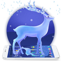 Quiet Butterfly Crystal Stag Theme