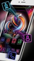 Multicolor Neon Theme imagem de tela 2