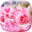 Beautiful Pink Rose Theme