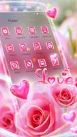 Beautiful Pink Rose Theme Screenshot 2