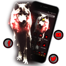 Red Dark Vintage Wolf Theme APK