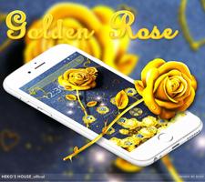 Golden Jeans Romantic Rose Theme पोस्टर
