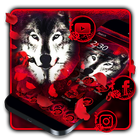 Red Rose Blood Wolf Theme icône