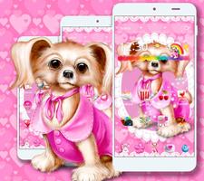 Cute Princess Dog Theme 截图 2