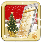 Golden Christmas theme ไอคอน