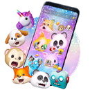 APK Funny Animal Emojis Theme