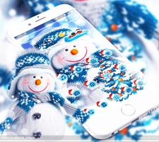 Christmas Winter Snowman Theme screenshot 2