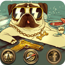 thug life themes bad dog bulldog theme ICON APK