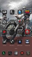 Motocross theme wallpaper capture d'écran 1