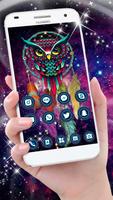 Ethic Colorful Magical Dreamcatcher Owl Theme imagem de tela 1