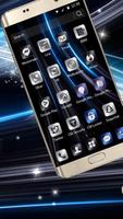 A blue tone of high-end business phone theme تصوير الشاشة 3