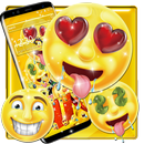 Cute Lively Emoji Theme APK
