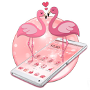 Charming Flamingo Theme APK