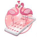Charming Flamingo Theme aplikacja