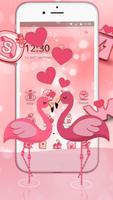 Charming Flamingo Theme 截圖 1