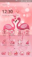 Charming Flamingo Theme 截圖 3