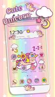 Cute baby Unicorn Mobile Theme poster