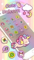 Cute baby Unicorn Mobile Theme screenshot 1