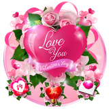 Romantic Love Heart Theme Zeichen