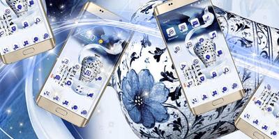 The theme of China's porcelain phone-poster