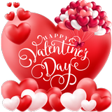 Icona Valentine Romantic Love Heart Theme