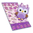 Cute Purple Glitter Owl Theme