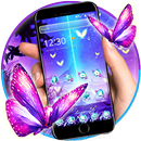 Neon mariposa tema APK