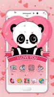 Salmon Panda Cubs Theme Cartaz