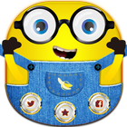 Yellow Mini Friend Cartoon Theme-icoon