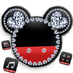 Tema do Dia dos Namorados Diamond Mickey Minnie