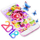 Rose Love Day Theme Wallpaper آئیکن